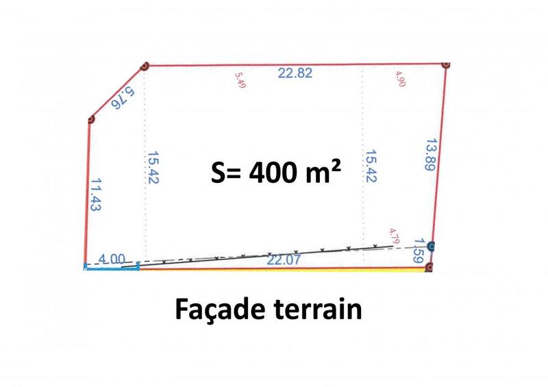 Terrain - 400 m²