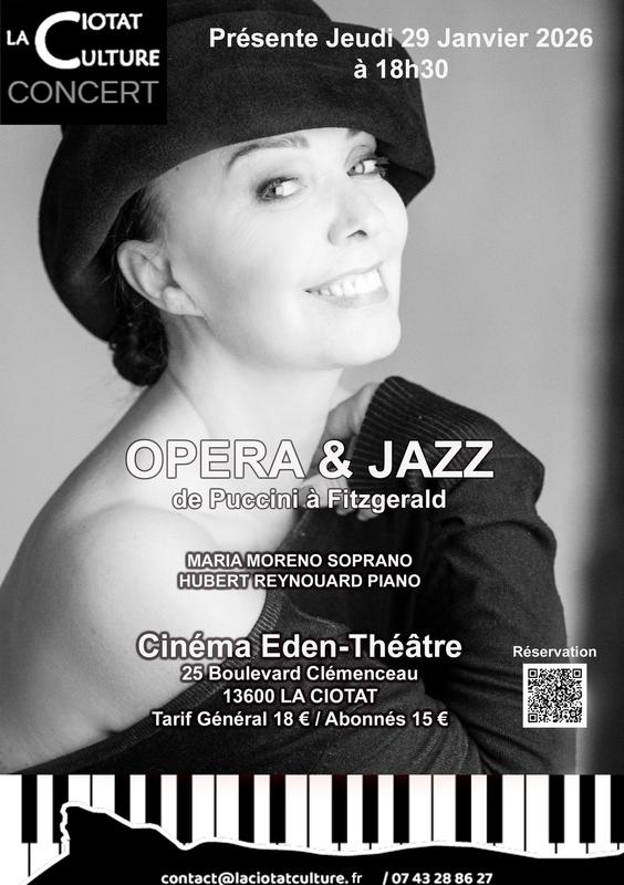 Concert Opéra &amp; Jazz de Puccini à Fitzgerald