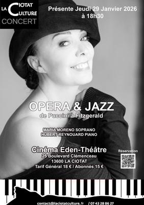 Concert Opéra &amp; Jazz de Puccini à Fitzgerald