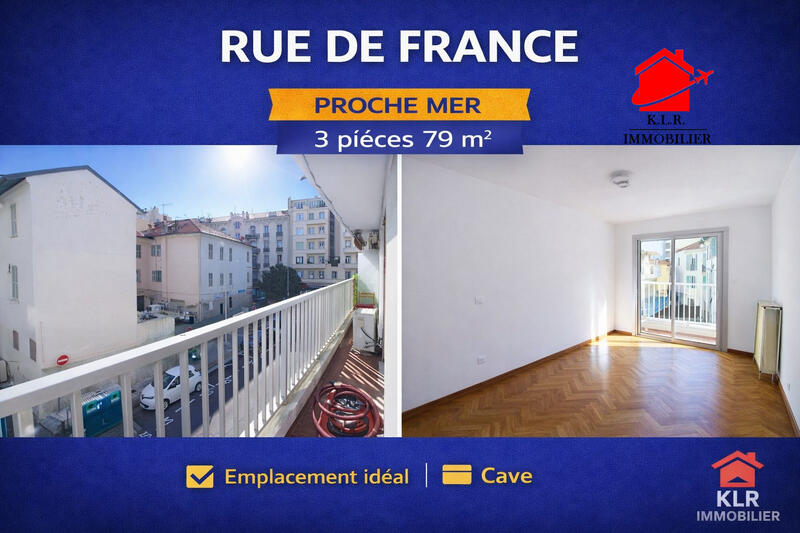 Appartement - 79 m² - 3 pièces