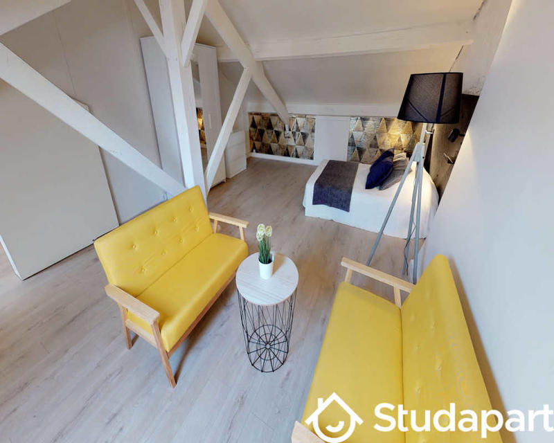 Chambre - 60 m² - 1 pièce