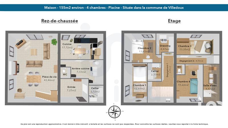 Maison - 155 m² - 5 pièces