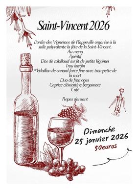Fête de la Saint-Vincent 2026