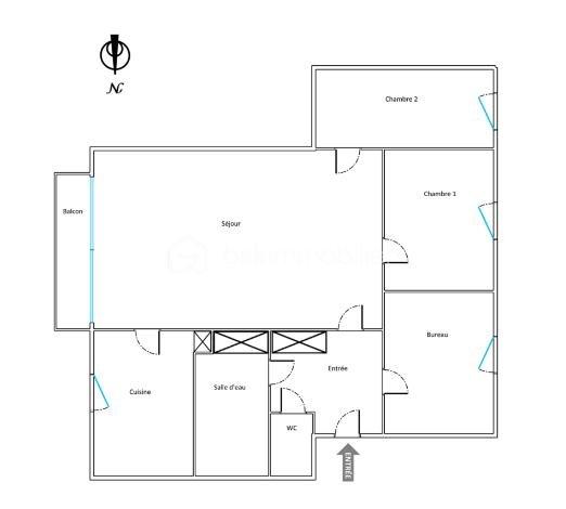 Appartement - 62 m² - 4 pièces