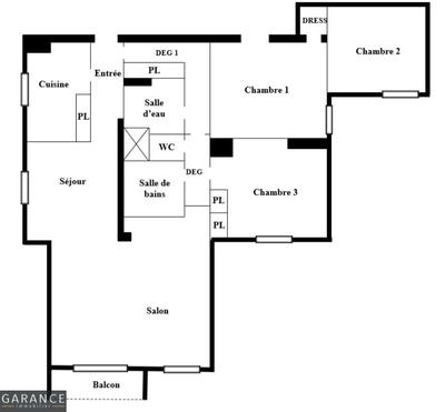 Appartement - 97 m² - 5 pièces