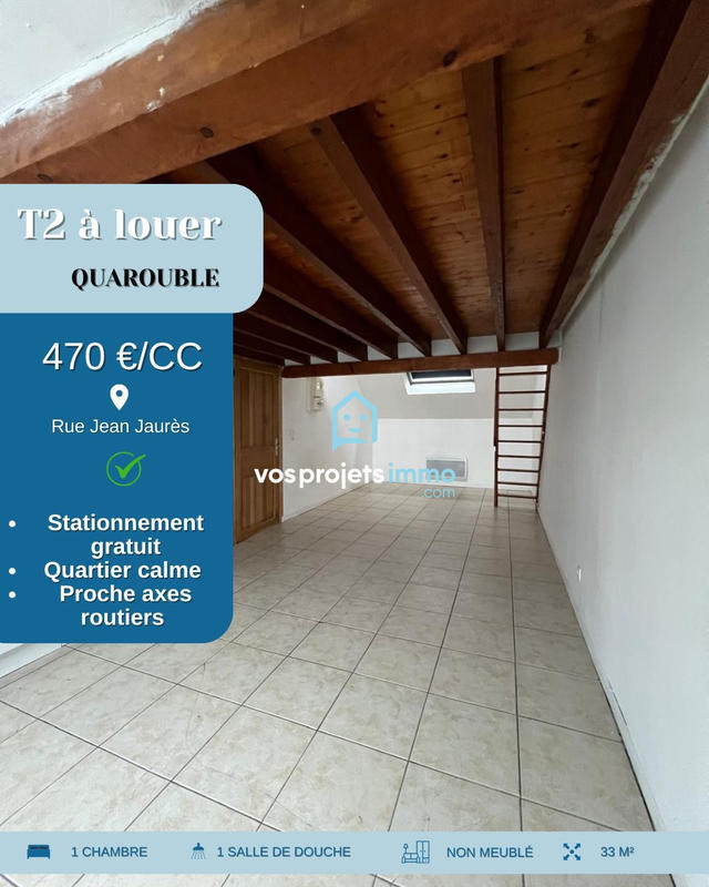 Appartement - 34 m² - 2 pièces