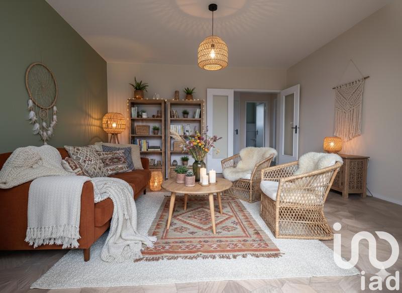 Appartement - 65 m² - 3 pièces