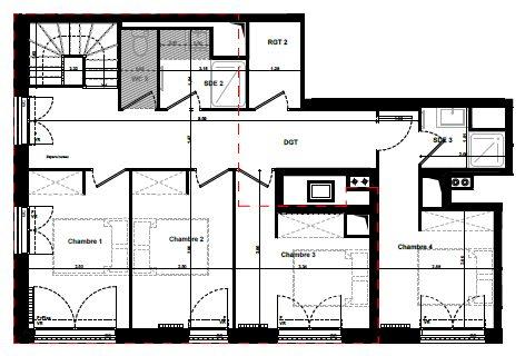Duplex - 107 m² - 5 pièces