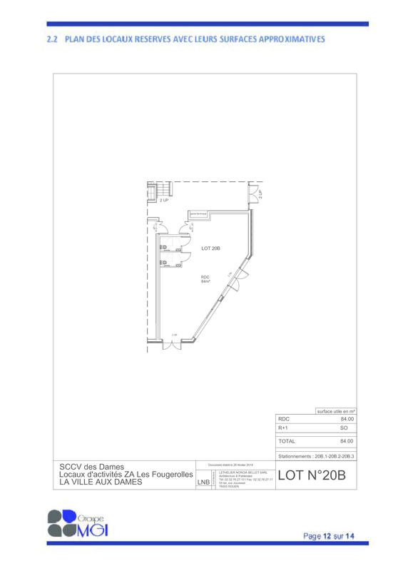 Local commercial - 84 m²