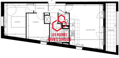 Appartement - 62 m² - 3 pièces