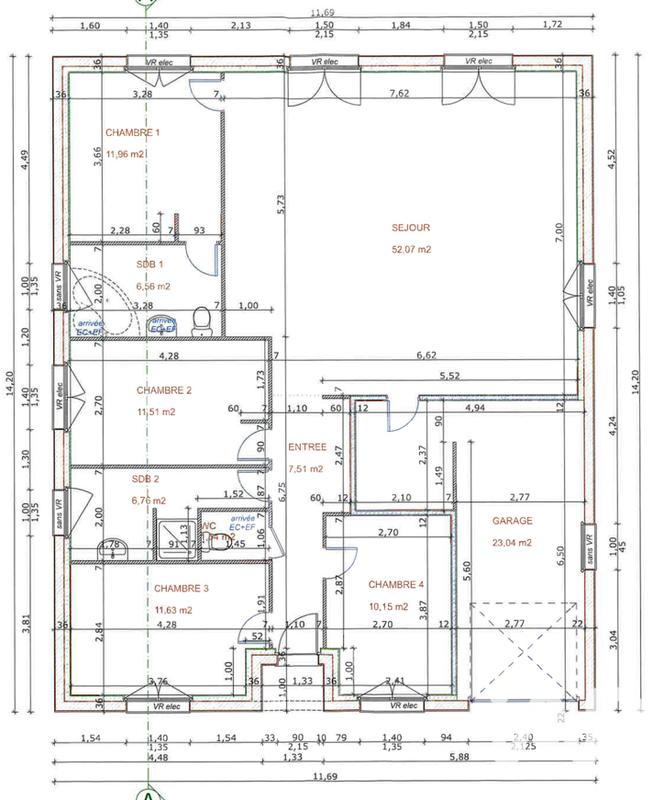 Maison - 143 m² - 6 pièces