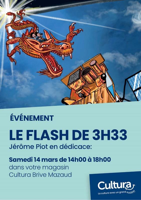 Dédicace de Jérôme Piot à Cultura Brive Zone du Mazaud