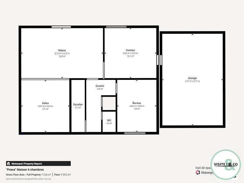 Maison - 85 m² - 5 pièces