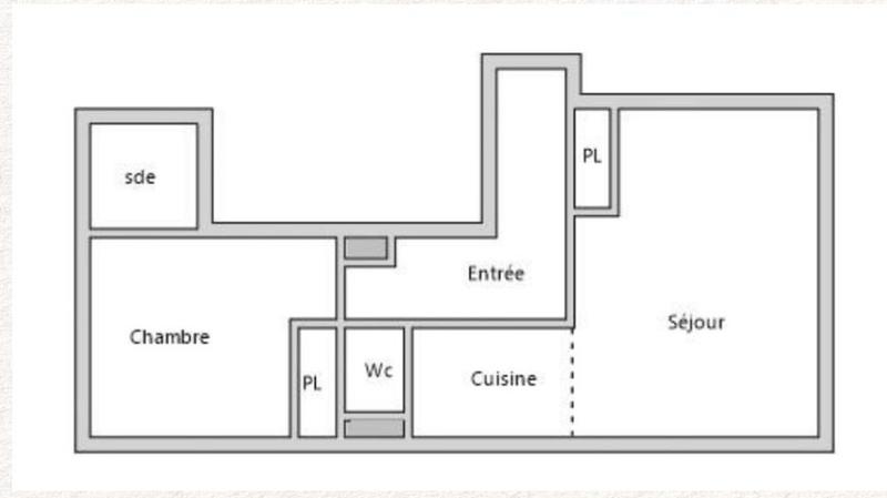 Appartement - 50 m² - 2 pièces