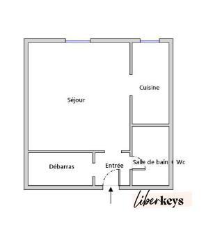 Appartement - 39 m² - 1 pièce