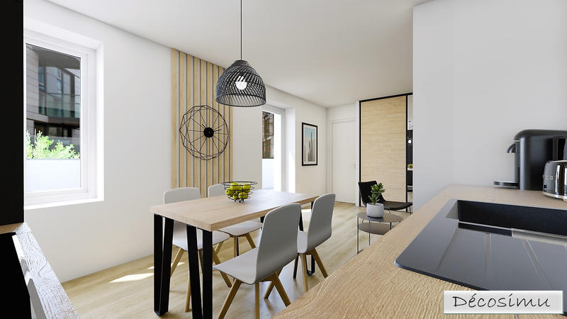 Appartement - 53 m² - 3 pièces