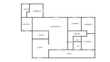 Maison traditionnelle - 140 m² - 6 pièces