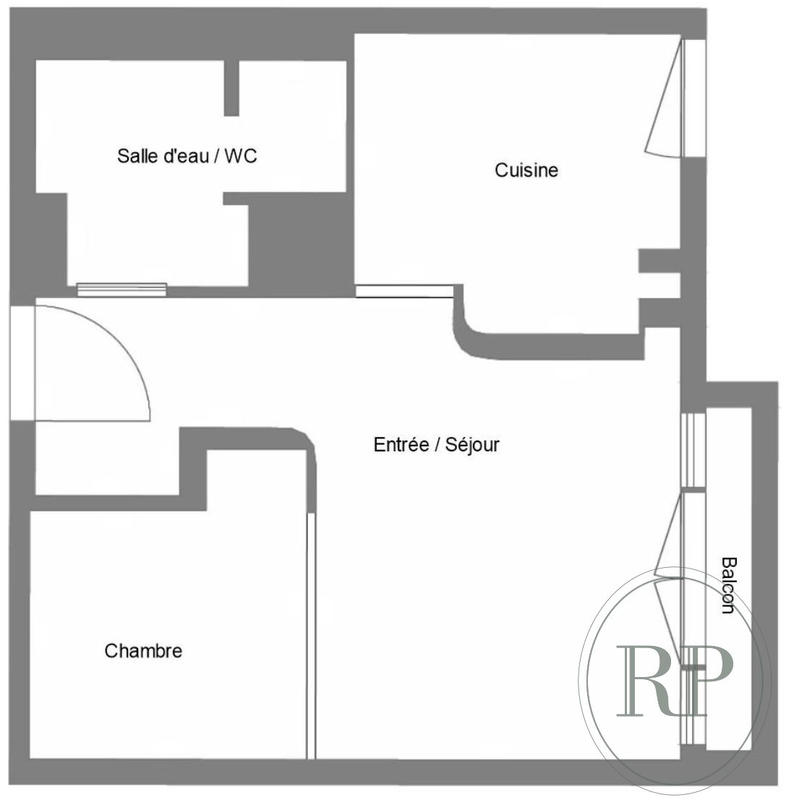 Appartement - 28 m² - 2 pièces