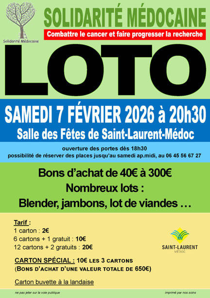 Loto de la Solidarité Médocaine