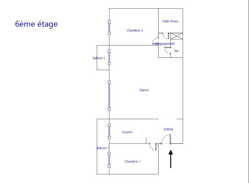 Appartement - 72 m² - 4 pièces