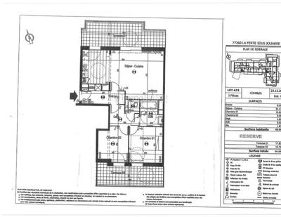 Appartement - 69 m² - 3 pièces