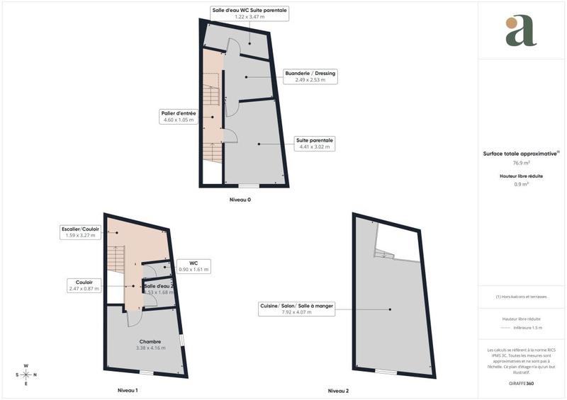 Maison ancienne - 80 m² - 3 pièces