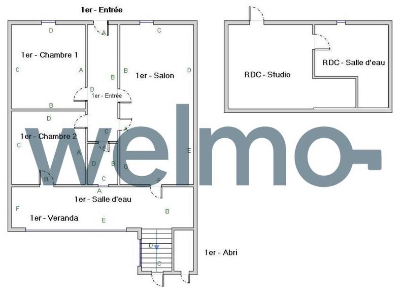 Maison - 92 m² - 4 pièces