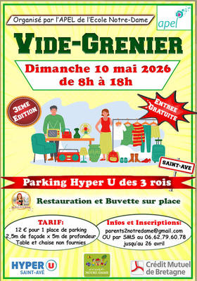 Vide grenier apel ecole notre dame
