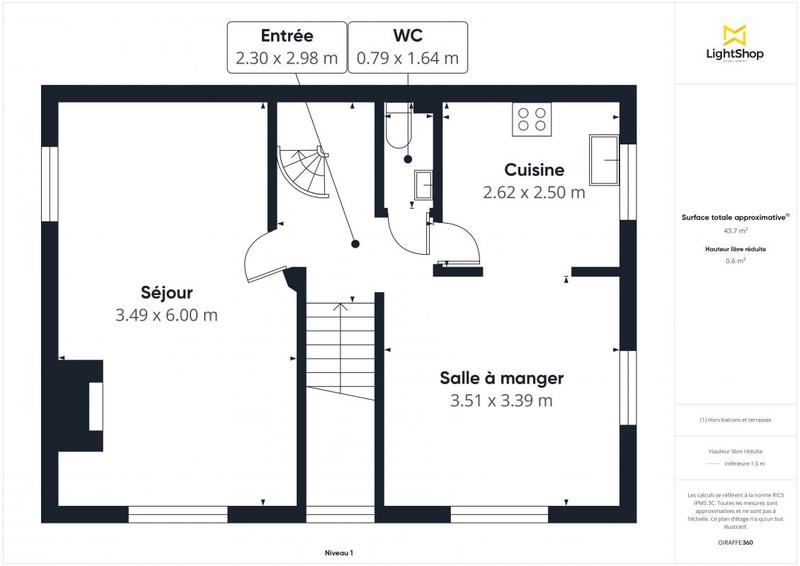 Maison - 80 m² - 4 pièces