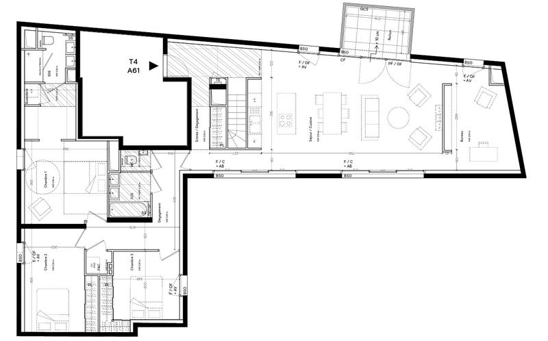 Appartement - 128 m² - 5 pièces