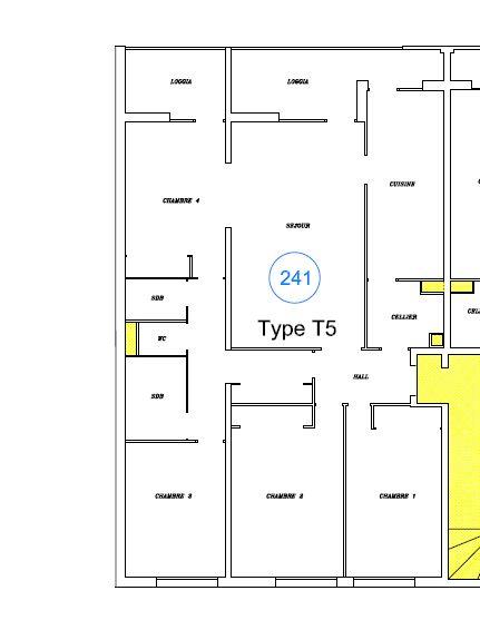 Appartement - 101 m² - 5 pièces