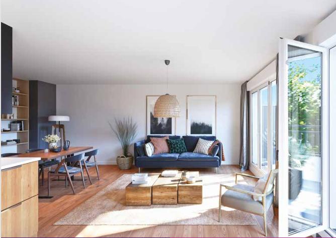 Appartement - 43 m² - 2 pièces