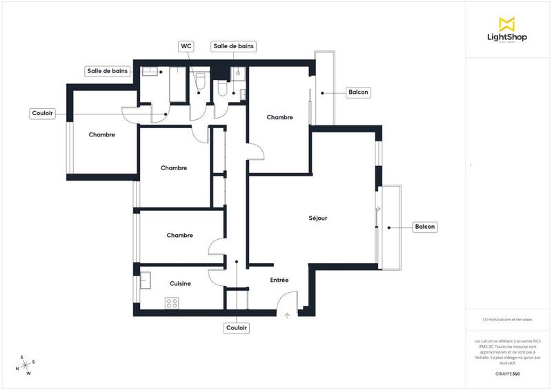 Appartement - 97 m² - 5 pièces