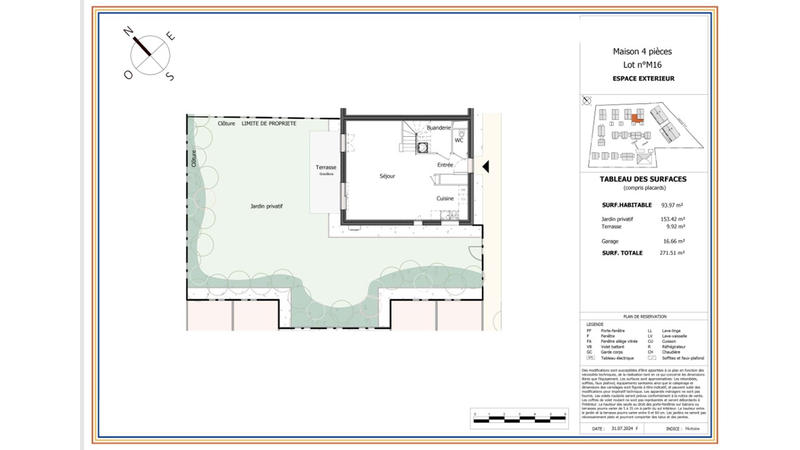 Maison - 94 m² - 4 pièces