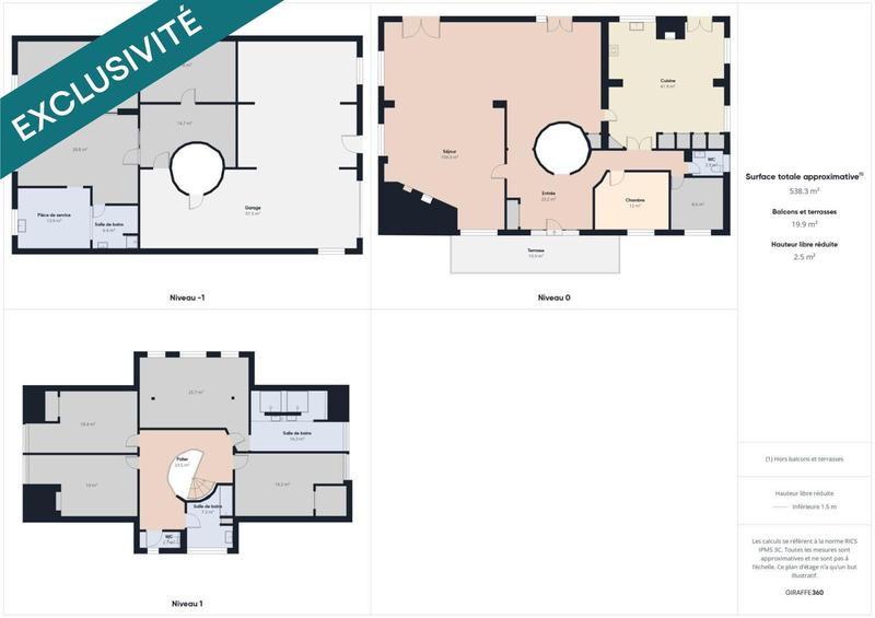 Maison - 400 m² - 8 pièces