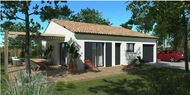 Maison - 90 m² - 5 pièces