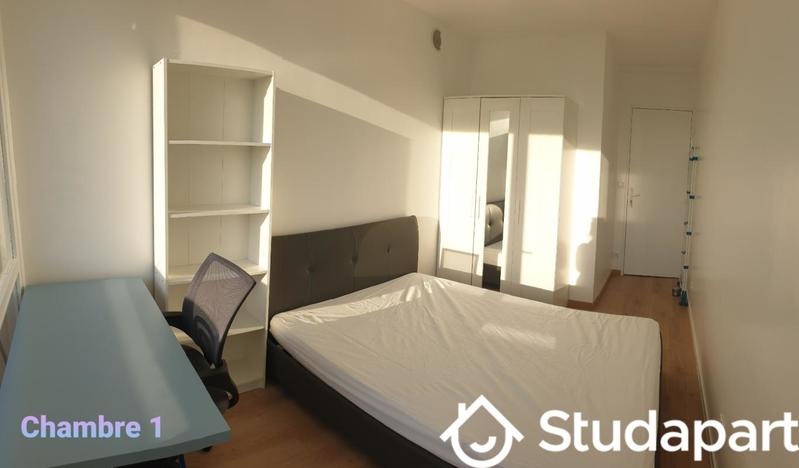 Chambre - 9 m² - 1 pièce