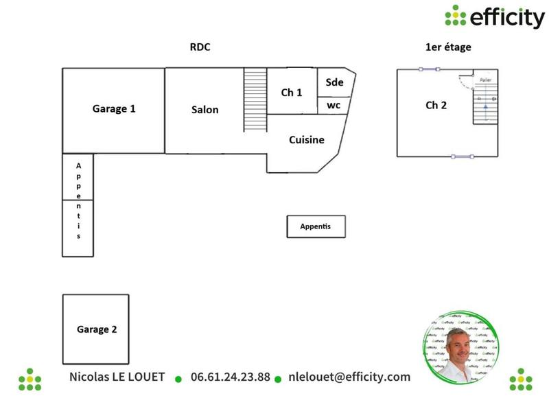 Maison - 75 m² - 4 pièces