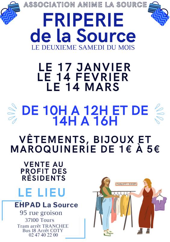 Friperie - association anime la source
