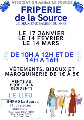 Friperie - association anime la source
