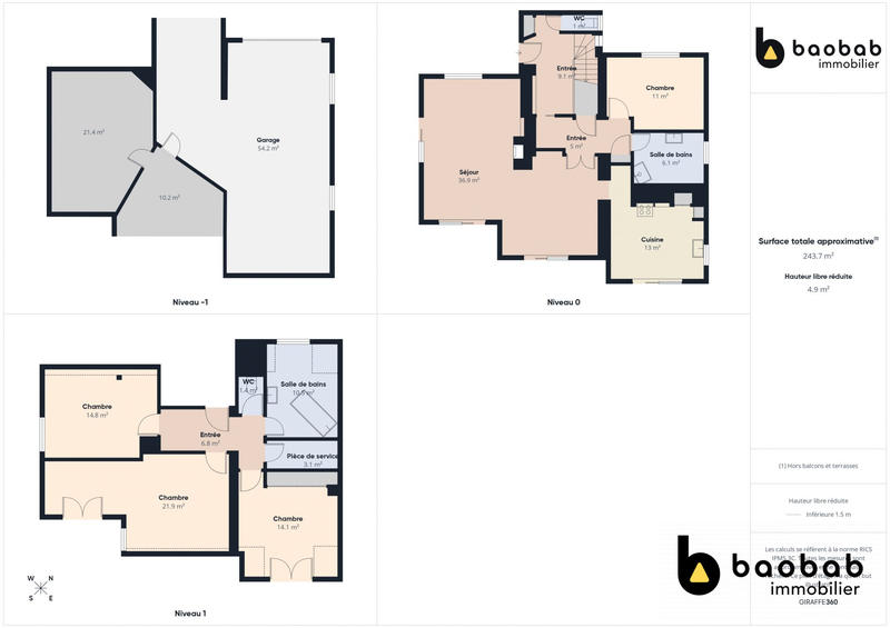 Maison - 160 m² - 5 pièces