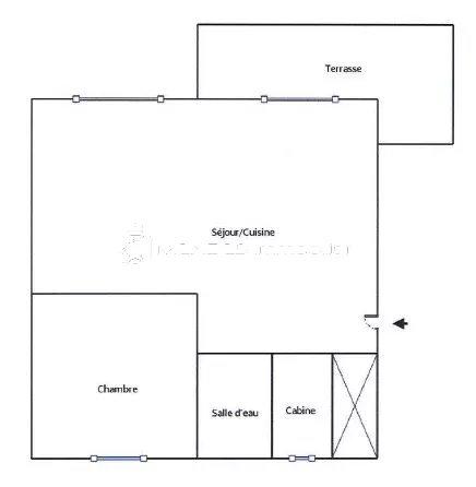 Appartement - 42 m² - 2 pièces