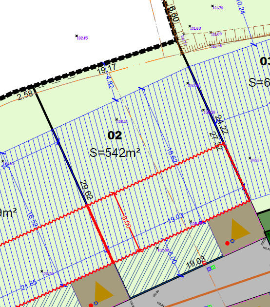 Terrain constructible - 542 m²