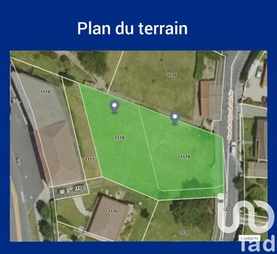 Terrain - 1 134 m²