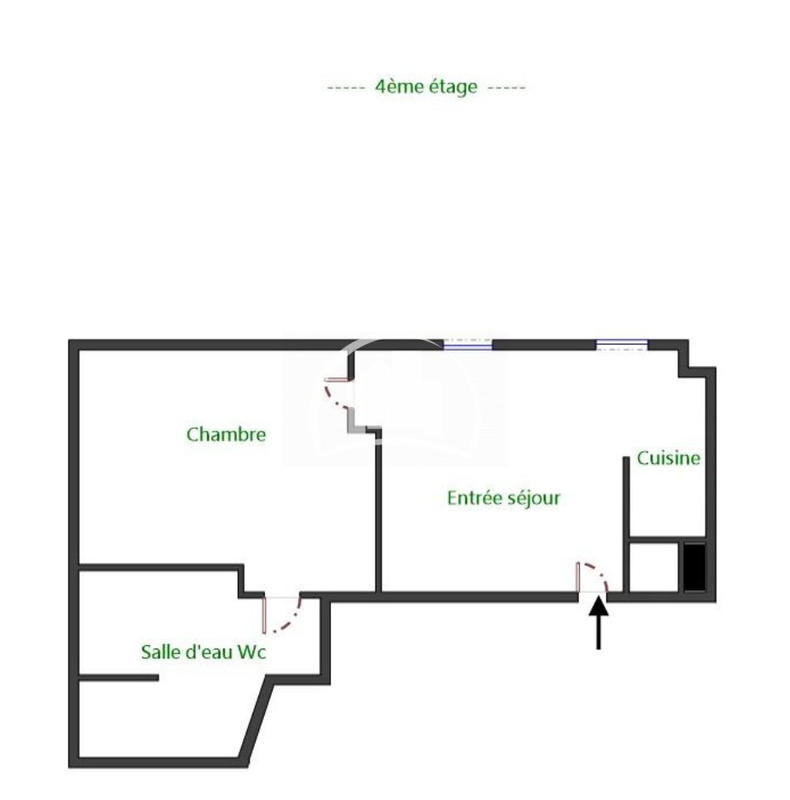 Appartement - 38 m² - 2 pièces