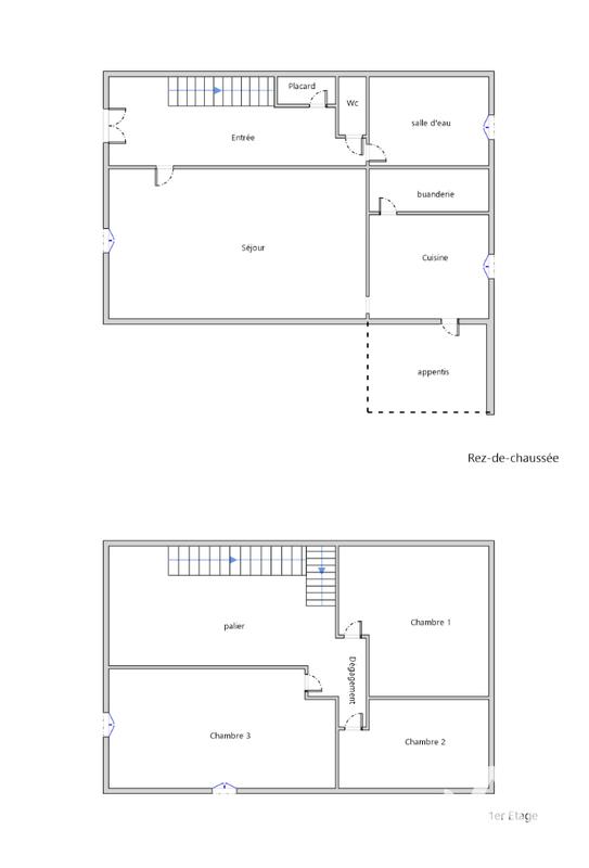 Maison de village - 126 m² - 4 pièces