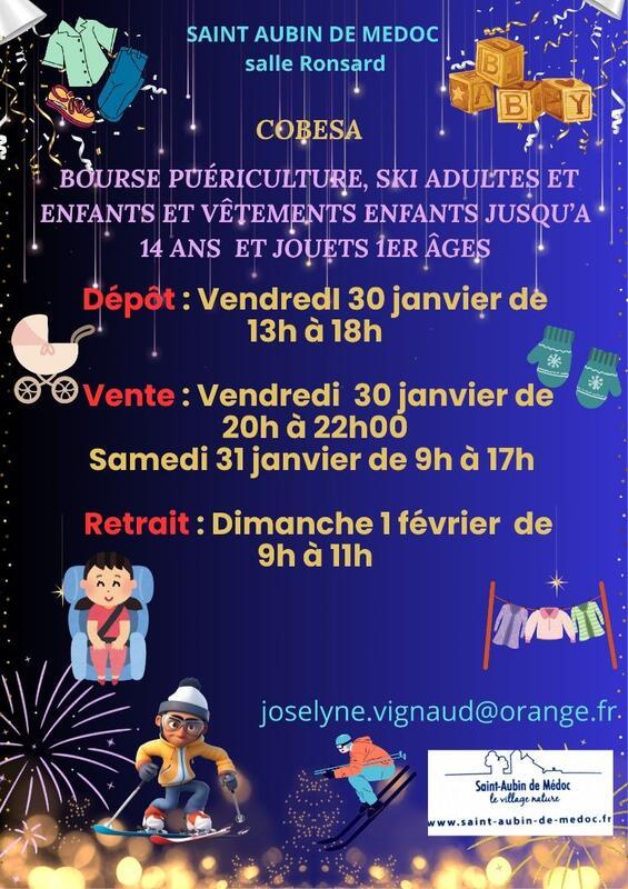 Bourse aux skis, puériculture, vêtements enfants