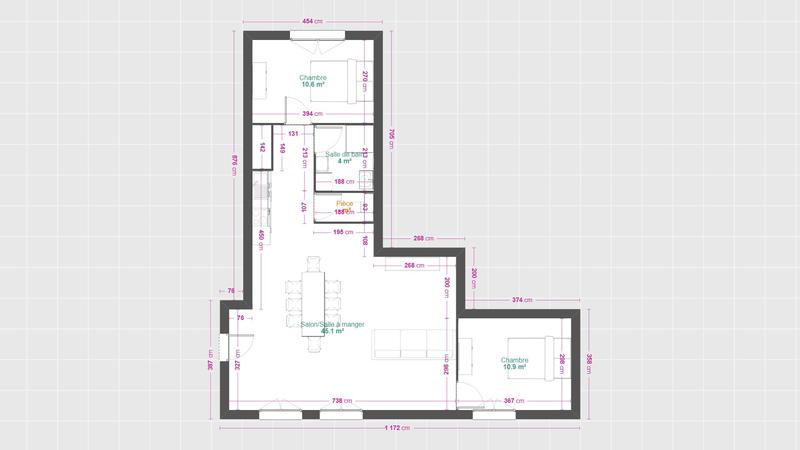 Appartement - 78 m² - 3 pièces