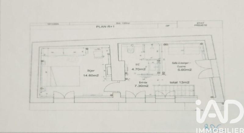 Maison de village - 125 m² - 4 pièces