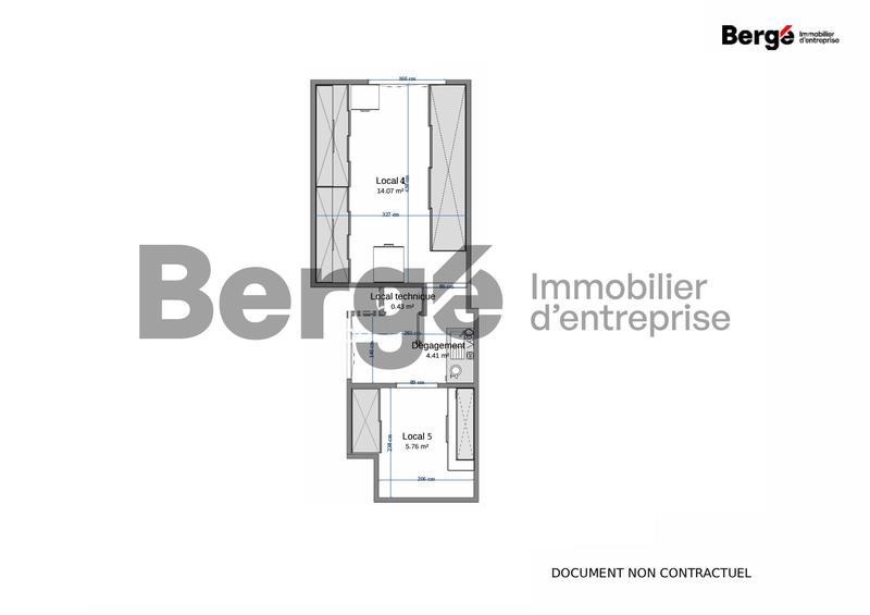 Local d'activités - 31 m² - 4 pièces